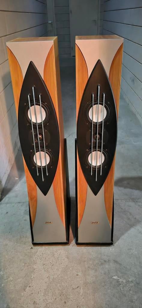 Koda TS910F Zuil Luidsprekerset - Krachtig Geluid, Audio, Tv en Foto, Luidsprekers, Gebruikt, 120 watt of meer, Front, Rear of Stereo speakers