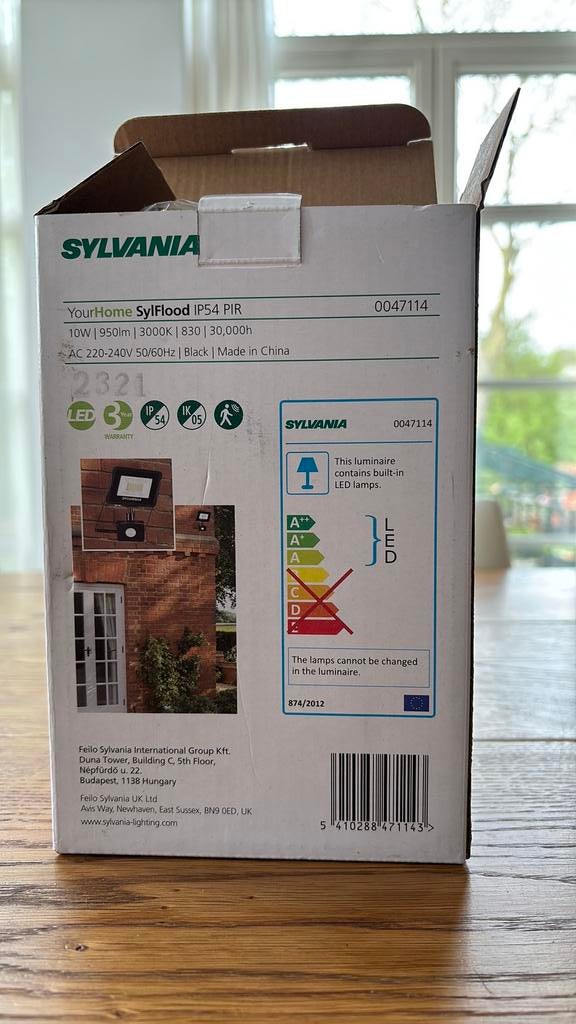 Buitenlamp met sensor 950 lm, Tuin en Terras, Bewateringscomputers, Ophalen of Verzenden, Zo goed als nieuw