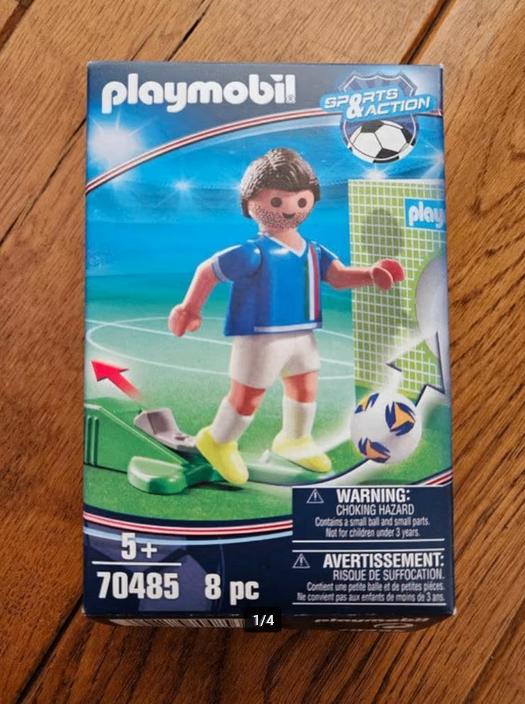 Playmobil 70485 Sports & Action voetballer Italië & voetbal, Ophalen of Verzenden, Nieuw, Complete set