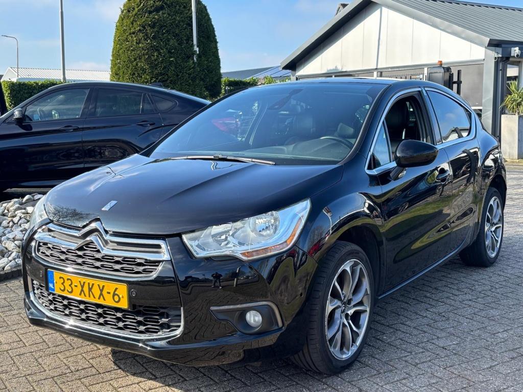 Citroën DS4 1.6 Benzine So Chic Automaat 2012 Zwart Leer, Auto's, Citroën, Automaat, Euro 5, Gebruikt, 4 cilinders