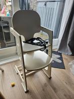 Witte kinder meegroeistoel met gordel, Ophalen