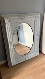 Spiegel zweeds blauw h94b74d8cm, Ophalen, Zo goed als nieuw, Minder dan 100 cm, Rechthoekig