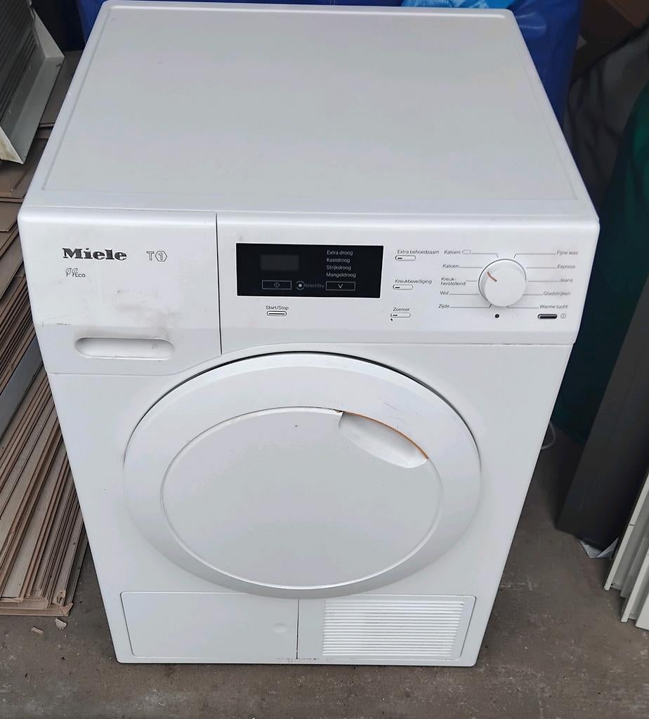 Miele wasdroger t1 eco was droger warmtepompdroger, 6 tot 8 kg, Ophalen of Verzenden, Condens, 85 tot 90 cm
