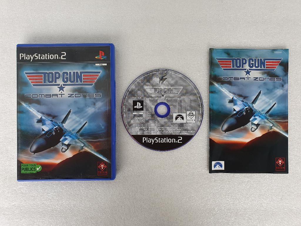 PS2: Top Gun - Combat Zones, Gebruikt, 1 speler, Racen en Vliegen, Ophalen of Verzenden