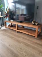Teakhout tv kast of bankje 2 meter lang, Huis en Inrichting, Ophalen, Teakhout, Zo goed als nieuw, Minder dan 100 cm