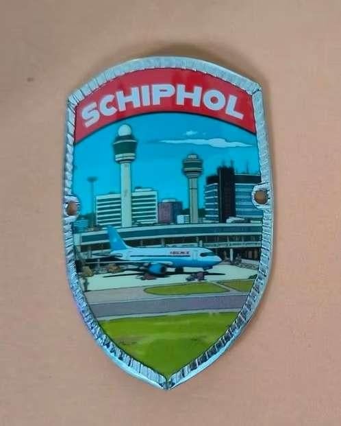 Wandelstok schildje Schiphol, Ophalen of Verzenden, Nieuw