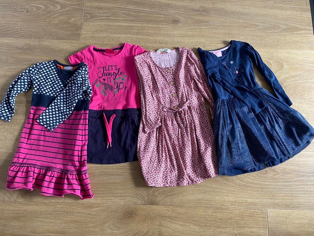 4 jurkjes maat 104/110, Ophalen of Verzenden, Zo goed als nieuw