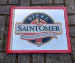 Saint Omer bier reclame spiegel, Ophalen of Verzenden, Gebruikt, Reclamebord, Plaat of Schild, Overige merken