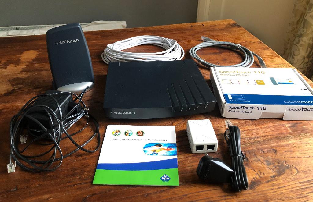 Speedtouch 570/570i modem, Ophalen of Verzenden, Gebruikt, Router met modem, Overige merken