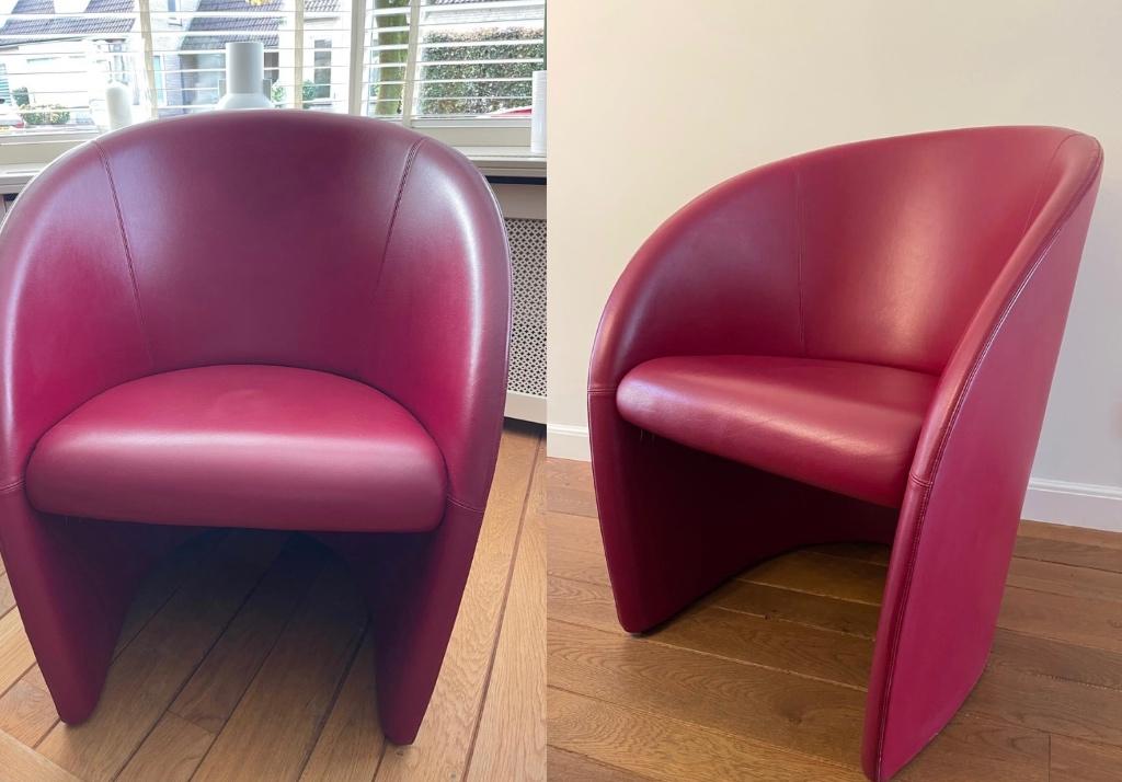 Poltrona Frau Intervista design klassiekers (twee stuks), Huis en Inrichting, Fauteuils, Ophalen, Modern Design Kuipstoel, Minder dan 75 cm