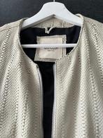 Oncia leren biker jas off white maat XL (38/40), Maat 38/40 (M), Wit, Zo goed als nieuw, Verzenden