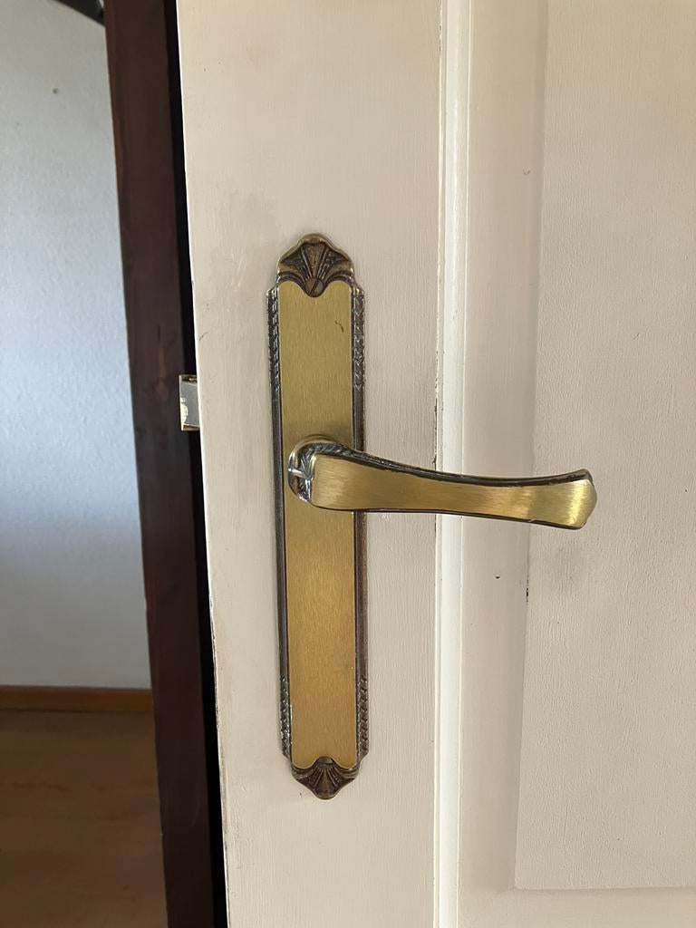 Antieke deurklinken, Ophalen, Gebruikt, Koper of Messing, Klink of Kruk