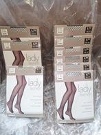 Sexy zwarte nieuwe visnetpanty's in verpakking., Verzenden, Nieuw, Zwart, Ogen