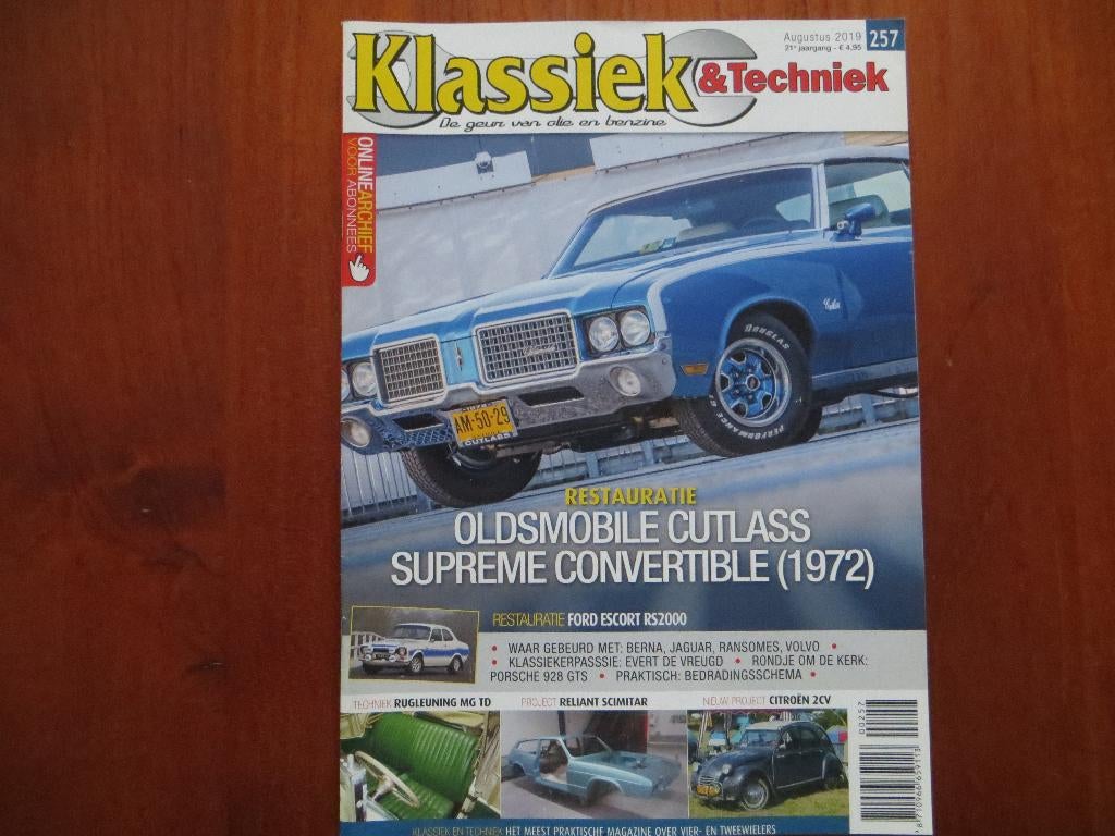 Klassiek & Techniek 257 Ford Escort RS2000, Porsche 928 GTS, Ophalen of Verzenden, Nieuw, Ford