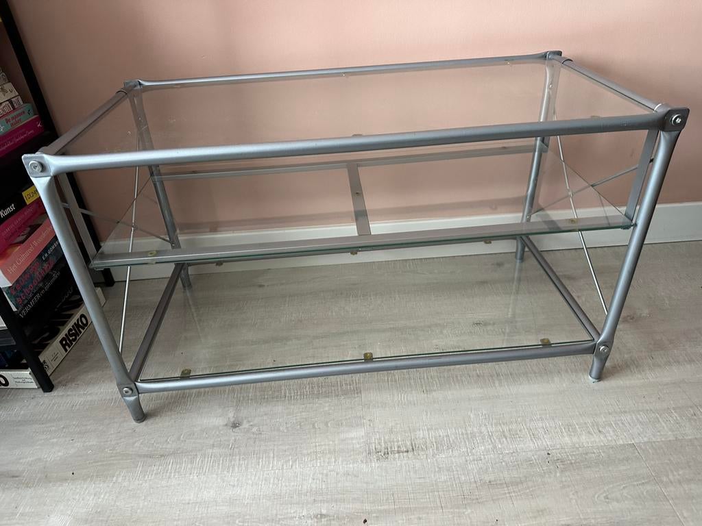 Ikea laxvik tv meubel salontafel, Huis en Inrichting, Tafels | Sidetables, Ophalen of Verzenden, Zo goed als nieuw, 25 tot 50 cm