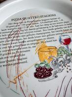 Pizza bord met recept - Inspiration, Ophalen of Verzenden, Zo goed als nieuw, Bord(en), Overige stijlen