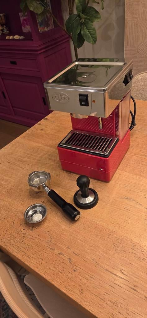 Italiaans espresso apparaat Quick Mill 820, Witgoed en Apparatuur, Koffiezetapparaten, Espresso apparaat, Gemalen koffie, Ophalen of Verzenden