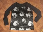 True Spirit top blouse bloemen print maat M, Maat 38/40 (M), Zwart, Ophalen of Verzenden, True Spirit