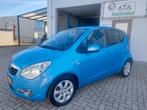 Opel Agila 1.0 12V 2008 Blauw MarokkoBlauw, Auto's, Stof, 4 cilinders, Blauw, 996 cc