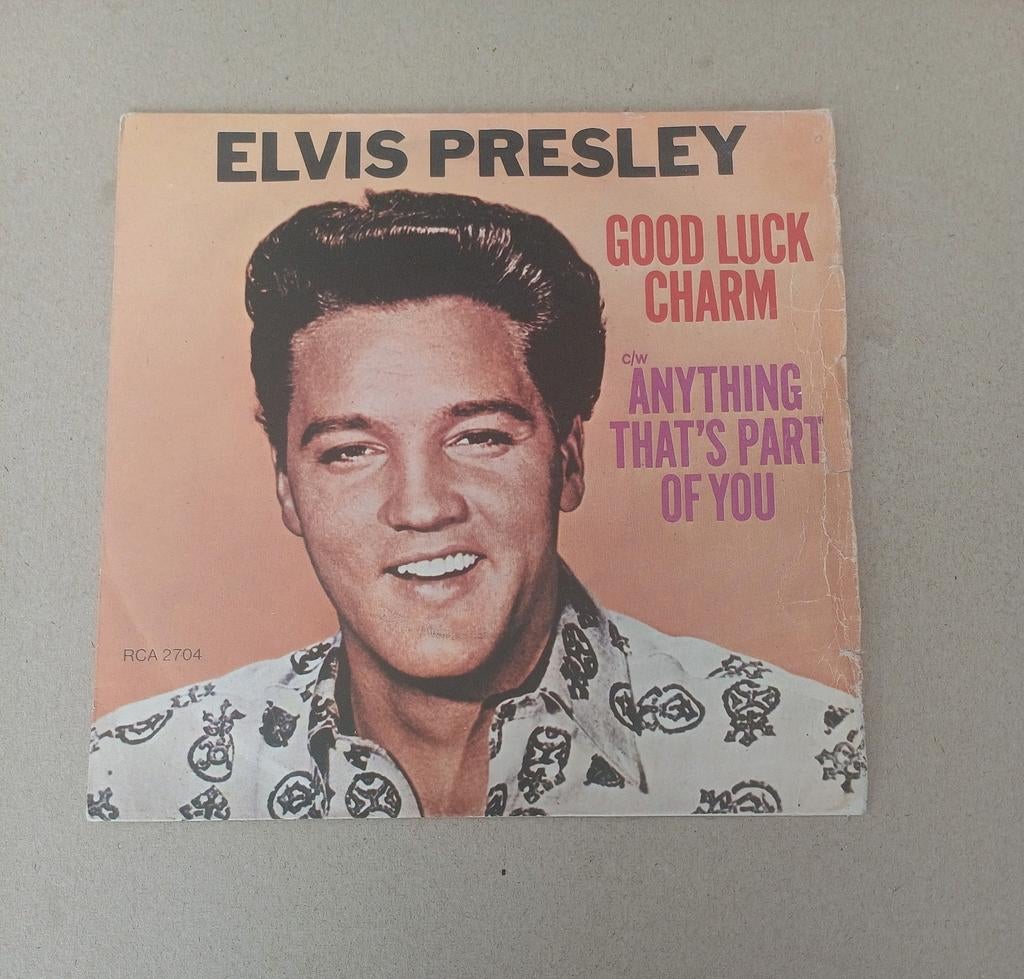 Elvis Presley  - Good Luck Charm, Cd's en Dvd's, Gebruikt, 7 inch, Single, Ophalen of Verzenden