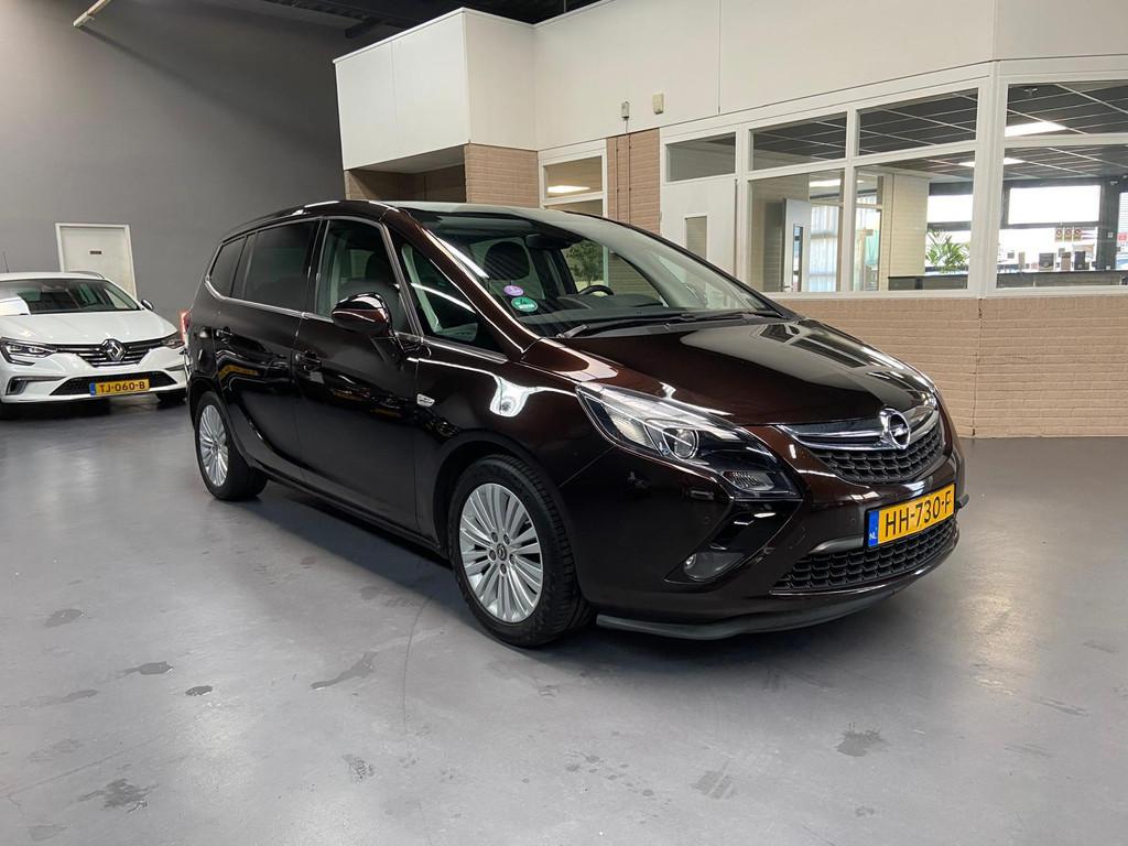 Opel Zafira Tourer 1.4 Business+ 7p. PANORAMA CAMERA STUUR V, Auto's, Opel, Gebruikt, Euro 6, 4 cilinders, Bruin