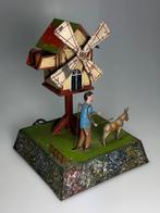 Prachtig antiek aandrijfmodel molenaar met ezel, Ophalen of Verzenden
