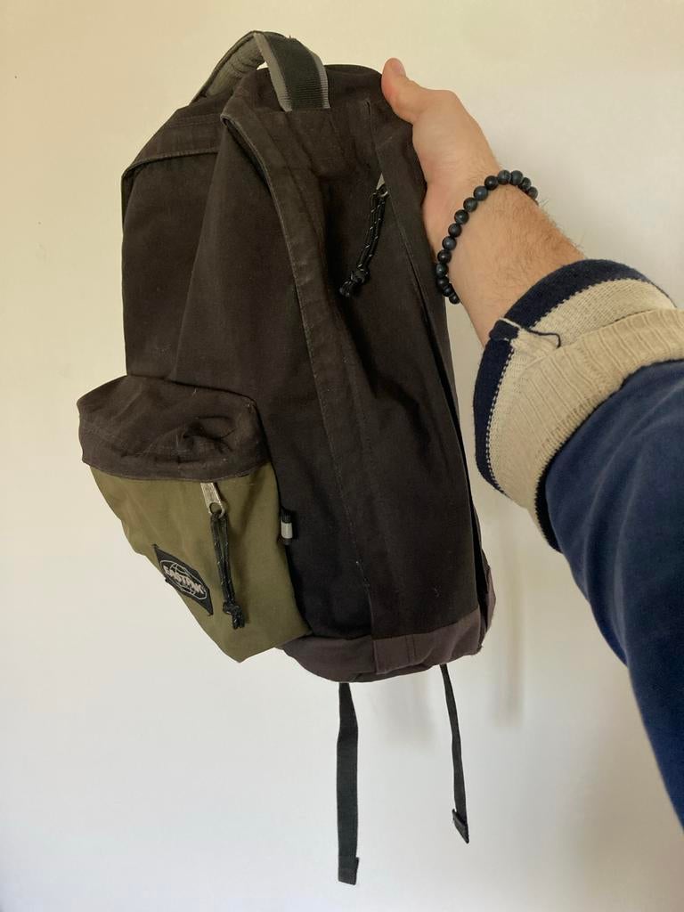 Stevige Eastpak rugzak met laptop- en bidonvak, Gebruikt, 25 tot 40 cm, Eastpak, Ophalen