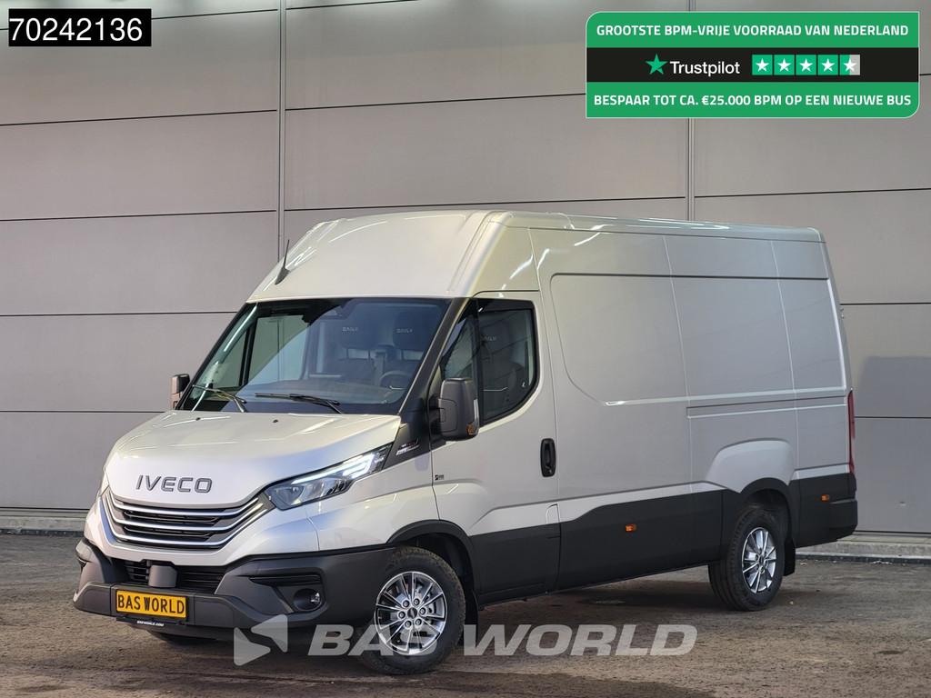 Iveco Daily 35S21 BPM VRIJ! 3.0L Automaat L2H2 210PK 2025-Mo, Auto's, Automaat, Stof, Euro 6, 4 cilinders