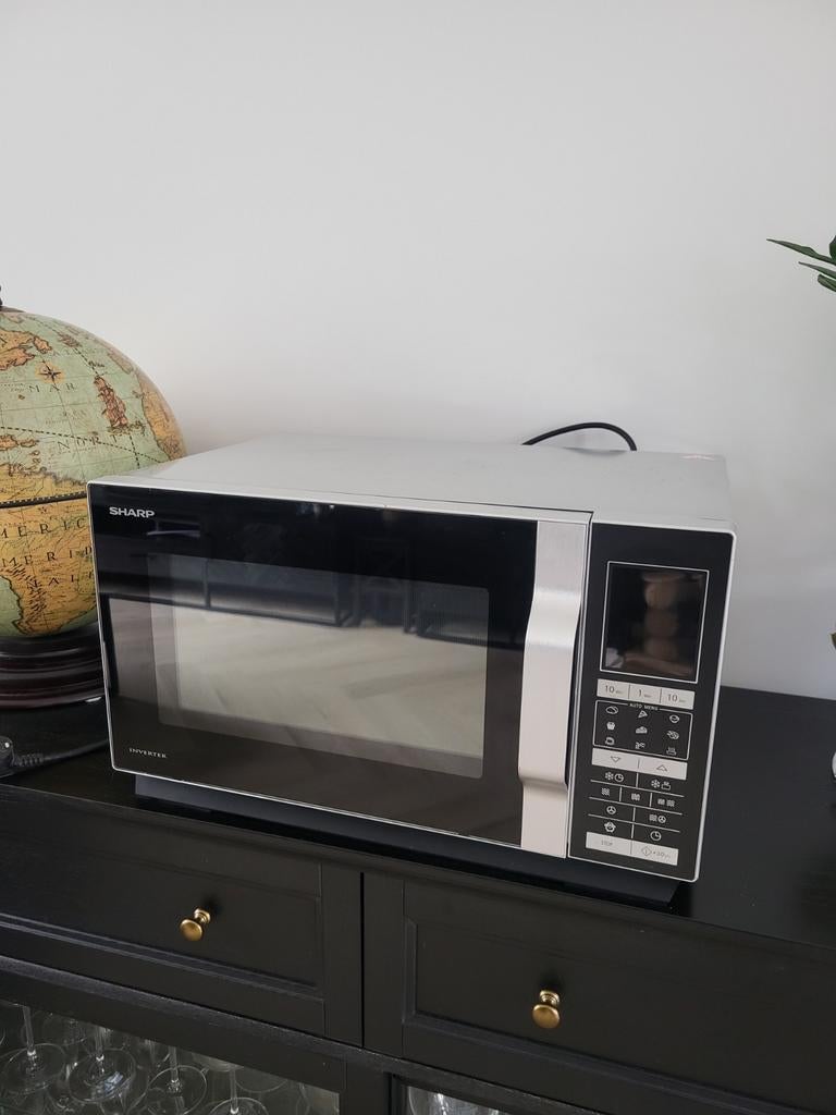 Sharp Inverter Combimagnetron, Witgoed en Apparatuur, Ovens, Ophalen, Minder dan 45 cm, Zo goed als nieuw, 45 tot 60 cm