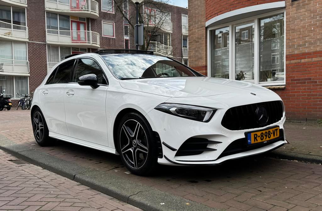 Mercedes-Benz A-Klasse A 250 224pk 7G-DCT 2019 Wit, 4 cilinders, Wit, 14 km/l, 75 €/maand