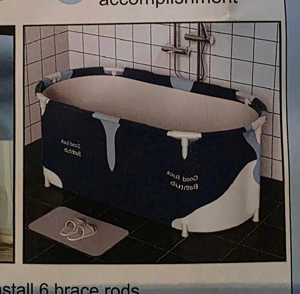 Opvouwbaar bad nieuw, Onbekend, Nieuw, Met bad, Ophalen of Verzenden