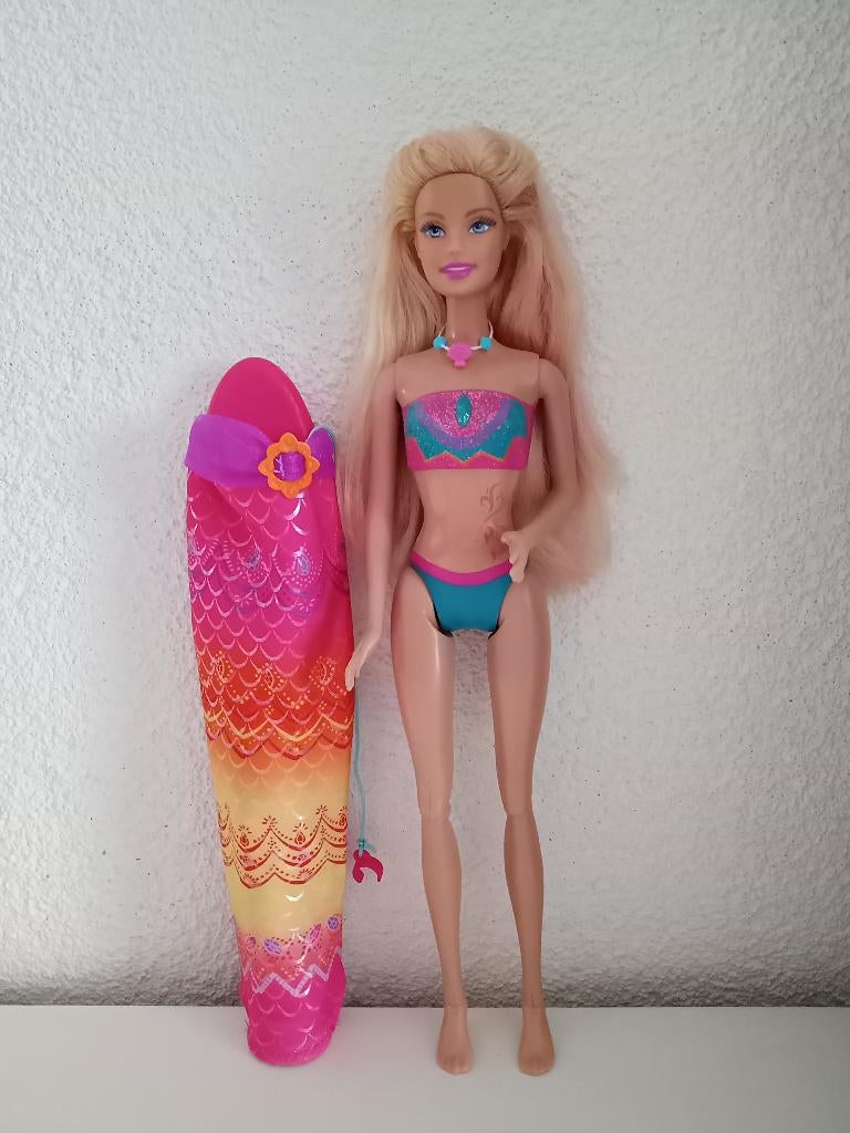 Uit de film Barbie in een Zeemeerminavontuur 2 - MERLIAH, Ophalen of Verzenden, Gebruikt, Pop