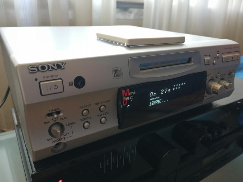 Sony MDS-S707 Atrack minidisc speler s 707  s 38, Audio, Tv en Foto, Walkmans, Discmans en Minidiscspelers, Minidisc-speler, Ophalen of Verzenden