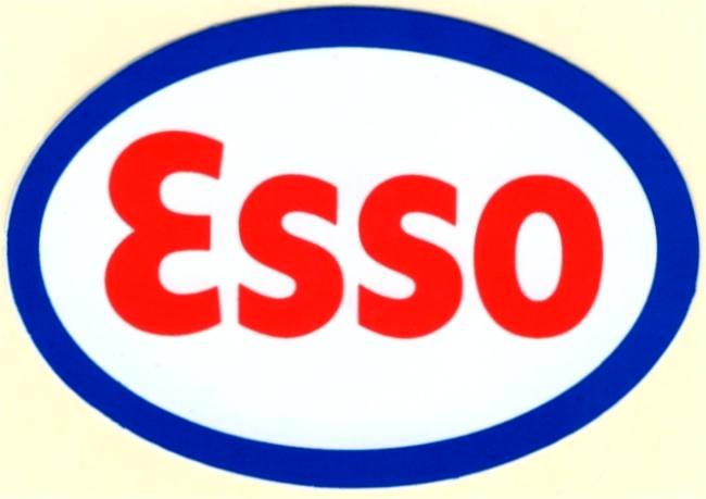 Esso sticker #2, Motoren, Accessoires | Stickers, Ophalen of Verzenden