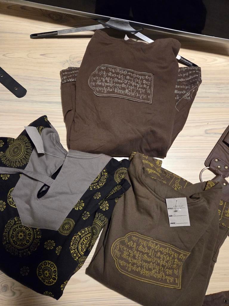 Nieuwe hoodies handgemaakte in Nepal, Hippie, Ophalen of Verzenden, Nieuw, Bruin