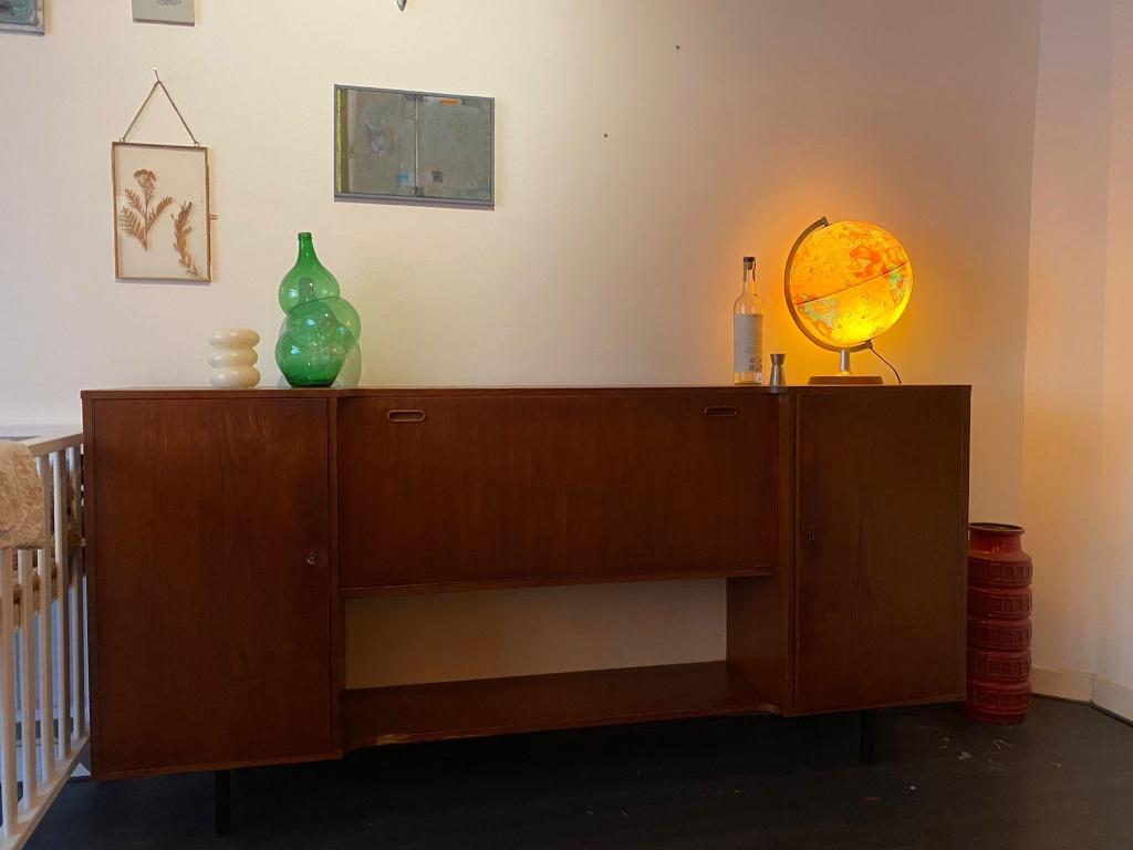 Vintage dressoir Deens kast retro groot, Ophalen, Gebruikt, Deens, Met deur(en)