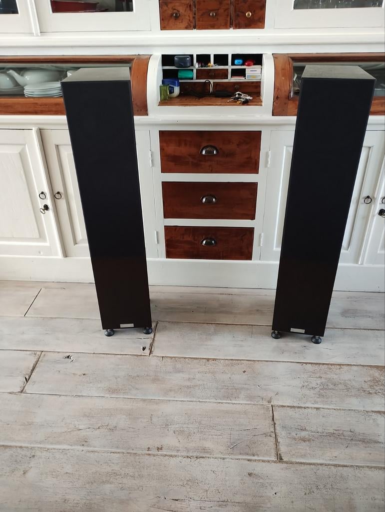 Koningsdag actie €450 Tannoy Revolution DC6T speakers 200W, Audio, Tv en Foto, Luidsprekers, Gebruikt, 120 watt of meer, Front, Rear of Stereo speakers