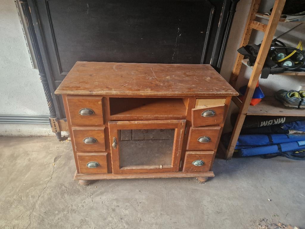 grenenhout kastje, Antiek en Kunst, Antiek | Meubels | Kasten, Ophalen