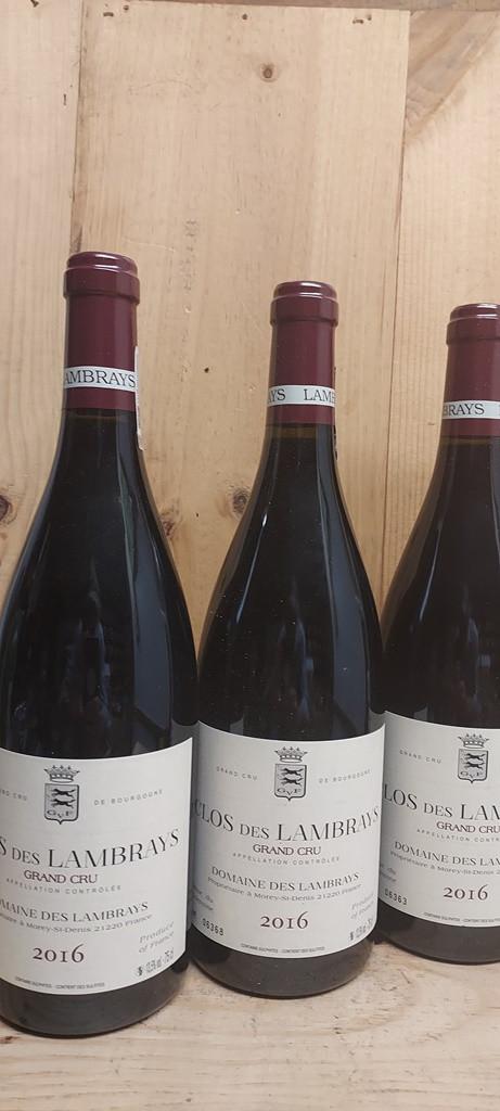 1x CLOS DES LAMBRAYS 2016, ook mogelijk in magnum, Verzamelen, Frankrijk, Nieuw, Ophalen of Verzenden, Rode wijn