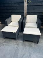 Borek Plaza Loungeset Tuinset, Ophalen, Zo goed als nieuw, Wicker, Stoel
