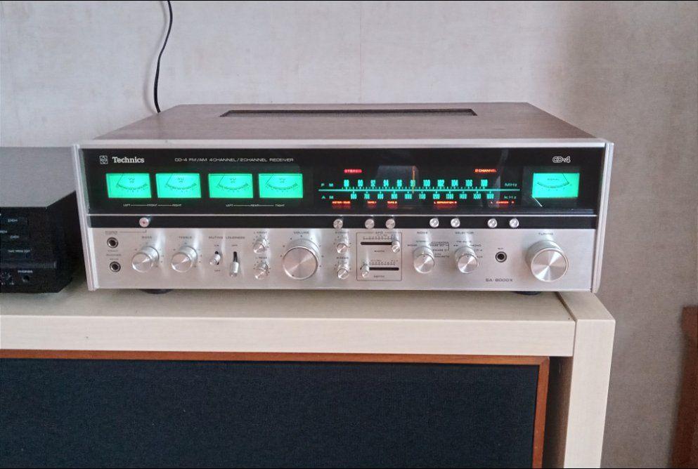 Technics SA-8000X Quadrafonische Receiver 1976 - 1977, Ophalen, Zo goed als nieuw, 120 watt of meer, Overige merken