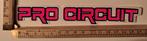 Vintage sticker Pro Circuit motor uitlaten crossmotor, Ophalen of Verzenden, Zo goed als nieuw