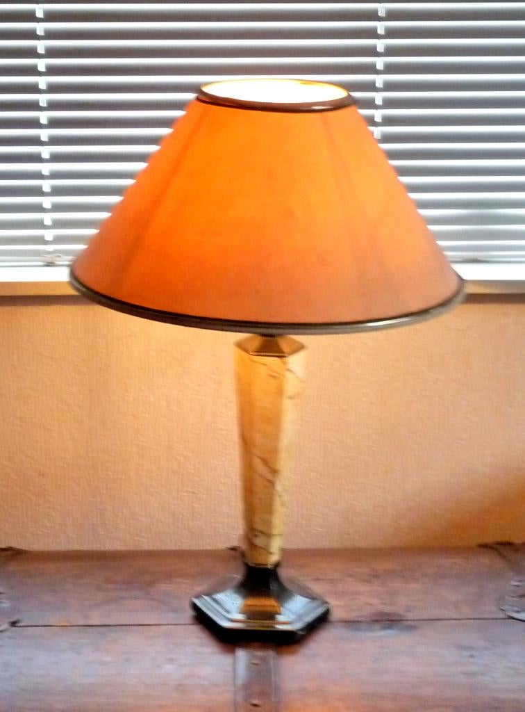 Tafellamp, geheel gaaf. Ophalen, Overige materialen, 50 tot 75 cm, Klassiek, Ophalen of Verzenden