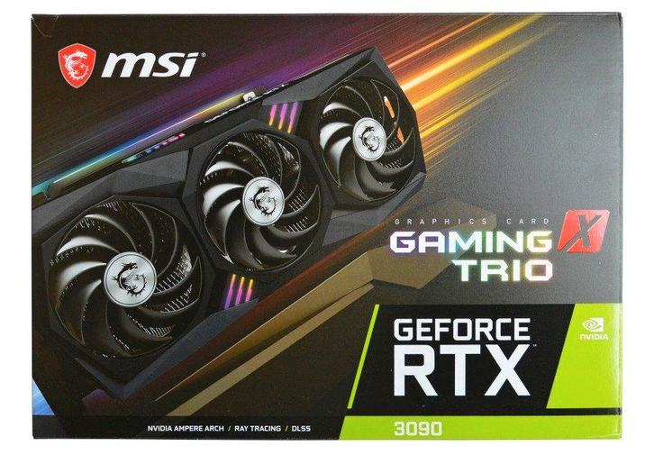 MSI GeForce RTX 3090 Gaming X Trio, Computers en Software, Videokaarten, Gebruikt, Nvidia, PCI-Express 4.0, GDDR6, HDMI, DisplayPort