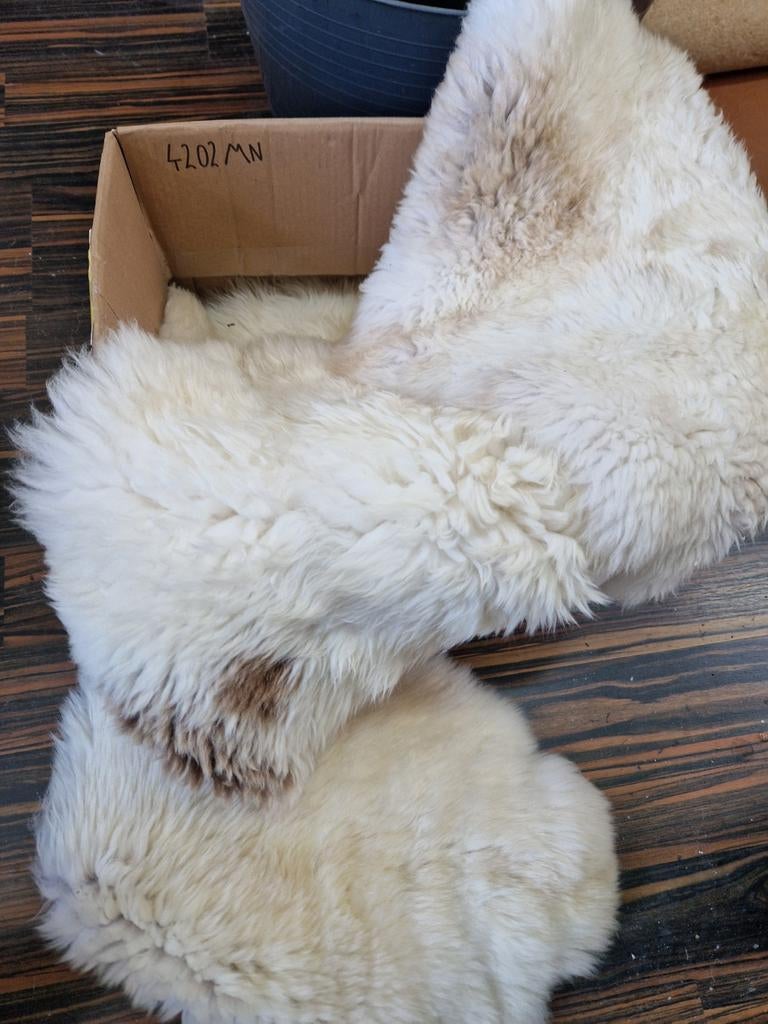 5x nekdeel schapenvacht, Ophalen of Verzenden