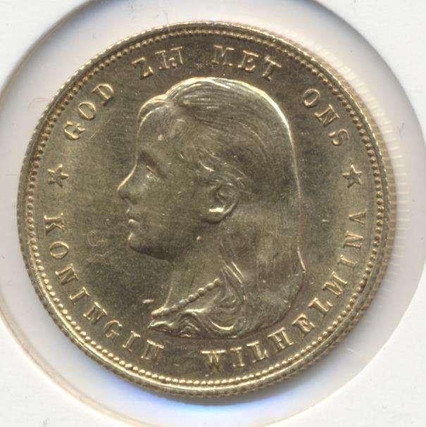 Nederland Gouden vijfje 1912 Wilhelmina