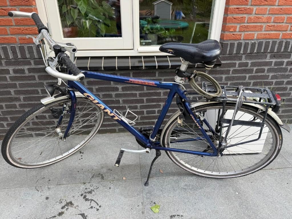 Giant Freerider 28" Herenfiets, Fietsen en Brommers, Fietsen | Heren | Herenfietsen, Ophalen, Gebruikt, Velgrem, Versnellingen