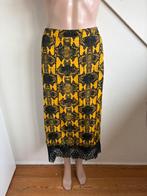Essentiel Antwerp rok maat S mosterdgeel zwart kant, Ophalen of Verzenden, Zo goed als nieuw, Maat 38/40 (M), Zwart