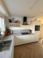 IKEA keuken (oven, inductie, vaatwasser, koelkast), Ophalen, Gebruikt, Wit, Hoekkeuken