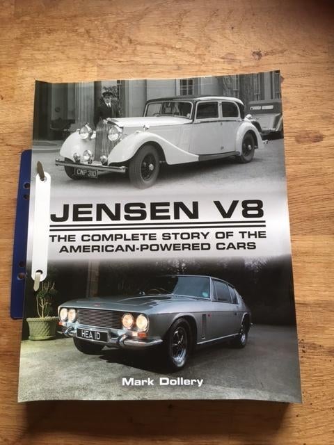 Autoboeken:   Jensen  V8     The complete story APC   Engels, Ophalen of Verzenden, Zo goed als nieuw, Overige merken, Mark Dollery